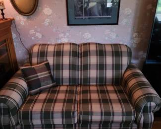 Plaid sofa