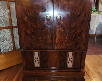 Art Deco TV cabinet