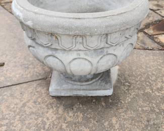 Big cement planter