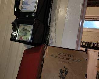 1942 Wichita phone book with key