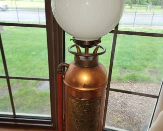 Fastfome fire extinguisher lamp
