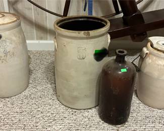 Louisville pottery crocks 