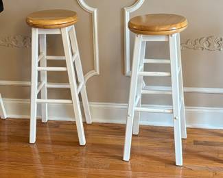 Swivel top bar stools 