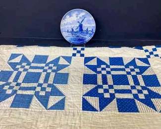 753 Windmill Quilt  Plate 
