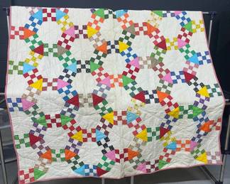  010 735 Multi Color Hexagon Quilt 