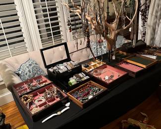 A nice variety of costume jewelry!