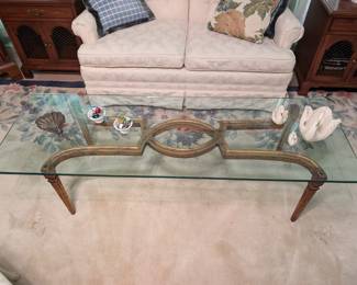 Glass Top Coffee Table