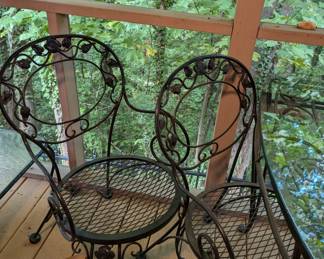 Wrought Iron Table & Chairs