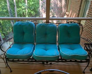 Wrought Iron Couch