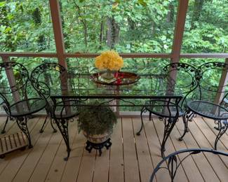 Wrought Iron Table & Chairs