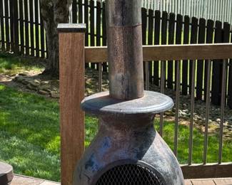 cast iron chiminea