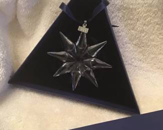 2009 Swarovski Snowflake Star- Annual Edition Christmas Ornament, New! 003-010