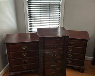 Two Nightstands and a Jewelry Box 