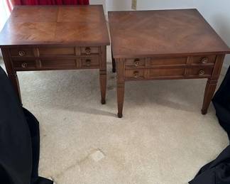 Two Bassett End Tables 