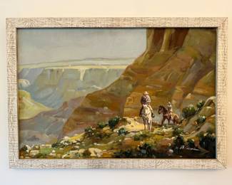 Canyon Riders in Rustic Frame