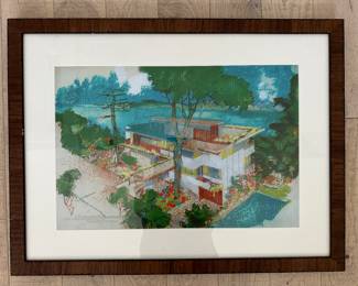 Commemorative Anniversary Limited Edition Print, Silverlake Research House 