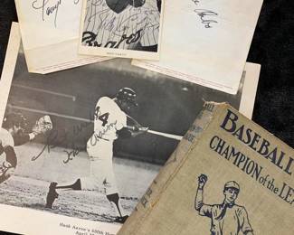 Hank Aaron Autographed