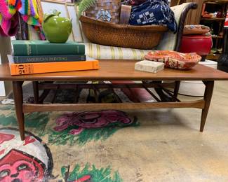 Mid-century modern walnut table