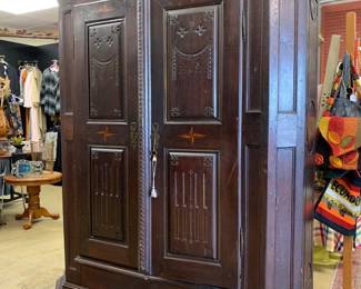 Dutch Antique Kas Wardrobe