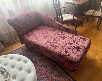 Fainting couch,  chaise 65” long 30” wide