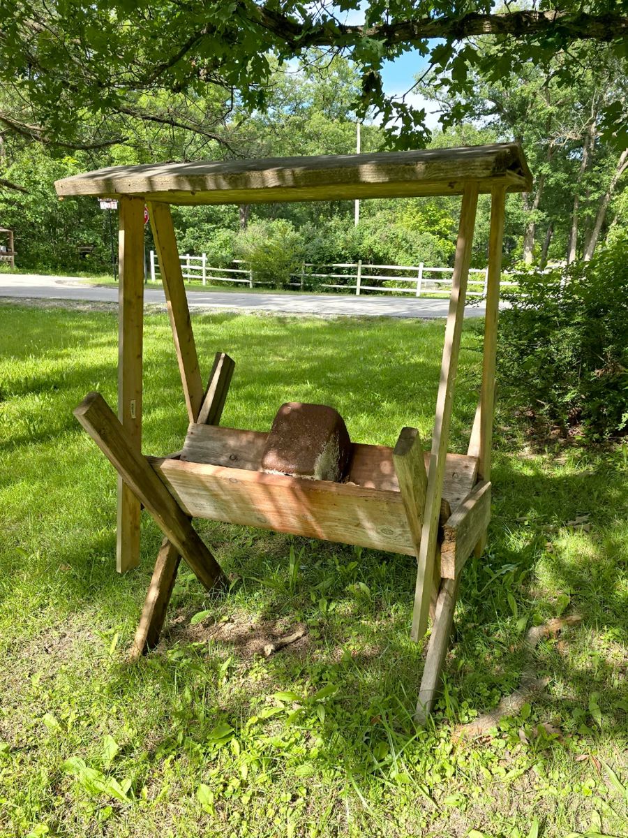 Wooden Deer Feeder