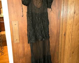 Vintage sheer long dress