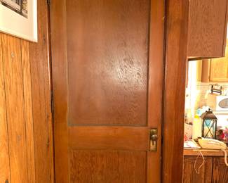 Antique wood doors