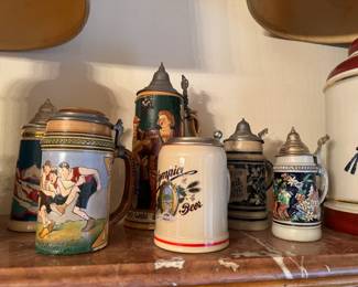 Vintage and Modern Steins