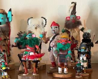 Large, Medium and Miniature Kachina. 30+ more added since sale #1