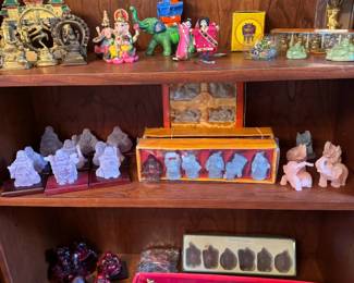 Chinese and International figurines