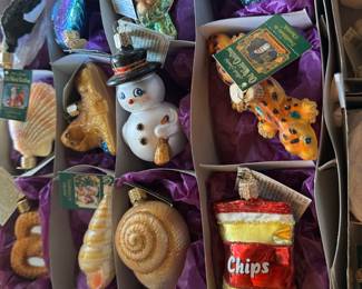 Huge collection of Old World Christmas Glass Ornaments