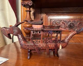 Vintage Rosewood carving