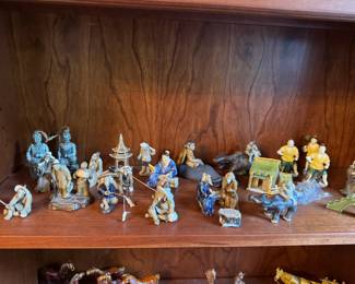Chinese Mud men figurines