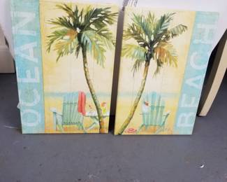 Ocean/beach canvas art