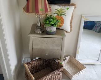 Two-drawer accent table