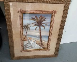Tropical paradise art