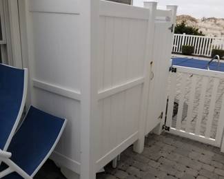 Vinyl shower surround