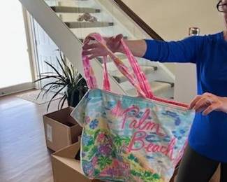 Lily Pulitzer Palm Beach tote bag