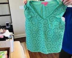 Lily Pulitzer eyelet top