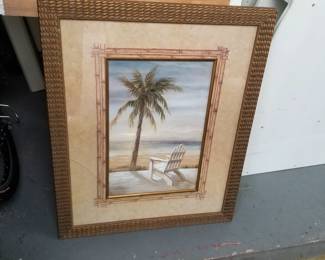 Tropical paradise art