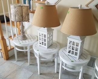 Cottage chic table lamps