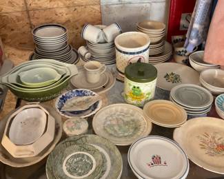Vintage plates