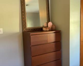 IKEA dresser/world market mirror/vintage decor