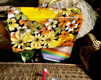 MCM flower bag