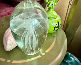 Jelly fish paper weight