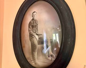 Antique photograph of soldier