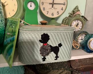 Vintage poodle purse