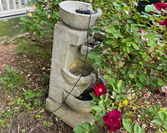 Concrete fountain
