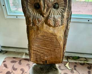 Carved owl