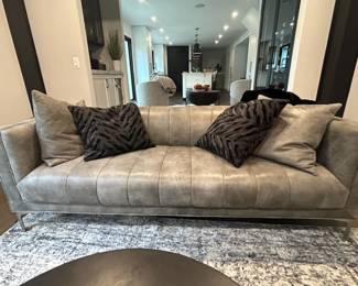 Leather sofa $800.00